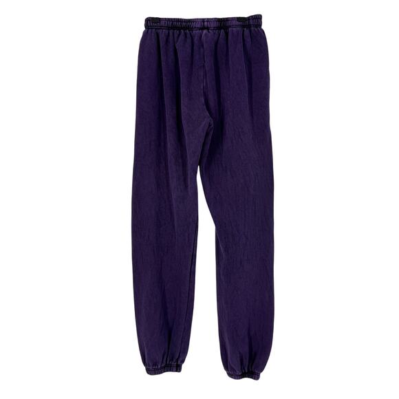 Petals by Petals and Peacocks I Fly You Fly Purple Wash Sweatpants - Picture 5 of 6